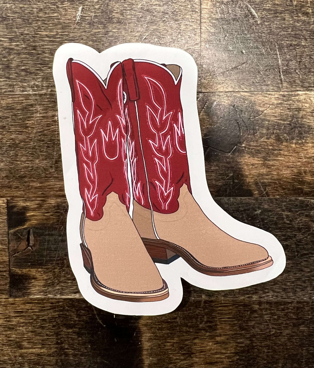 Outpost Mesquite Beeswax J Toe Sticker