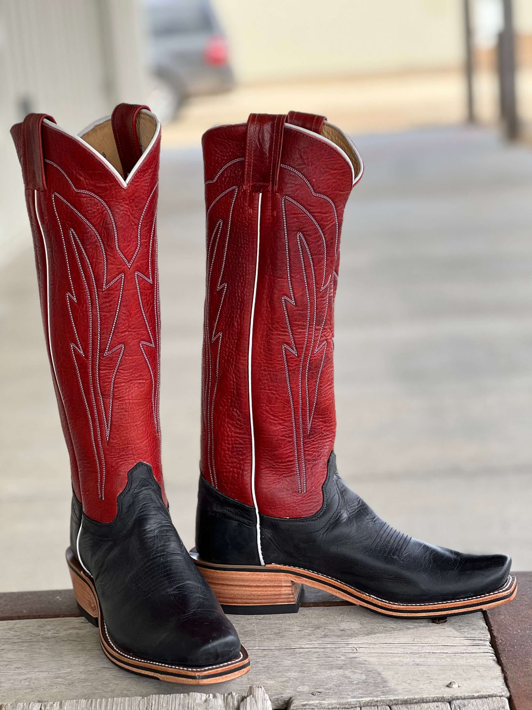 Olathe Boot Co.  | Black Wyoming Tall Top Boot
