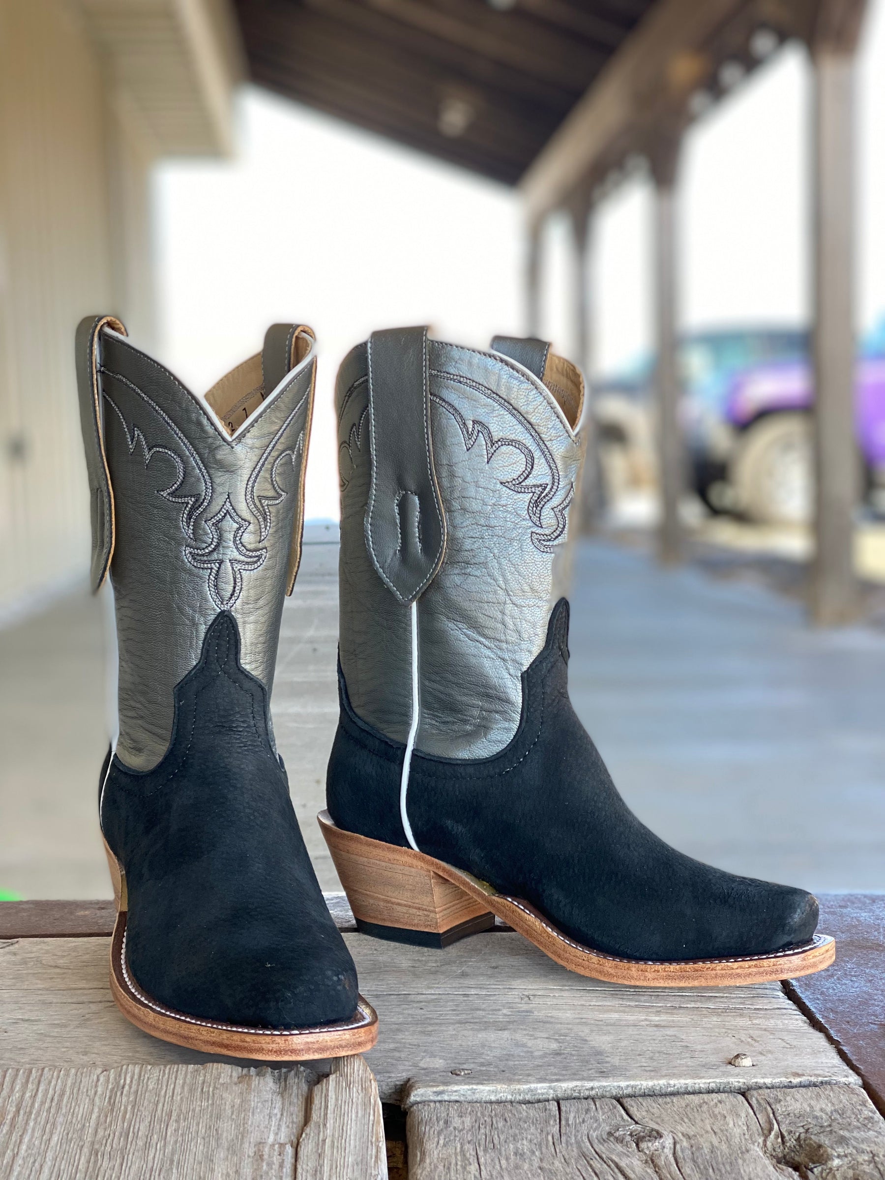 Anderson Bean Black Carpincho Ladies Boot Outpost Western Store