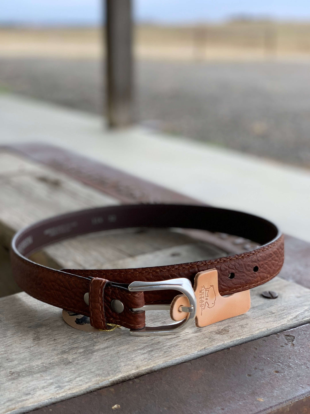 Vintage Bison | Brown Pinnacle Belt
