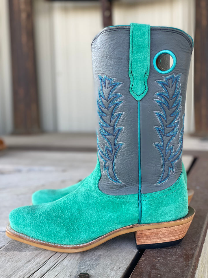 side view Fenoglio Boot Co. | Jade Moto Rough Out Boot
