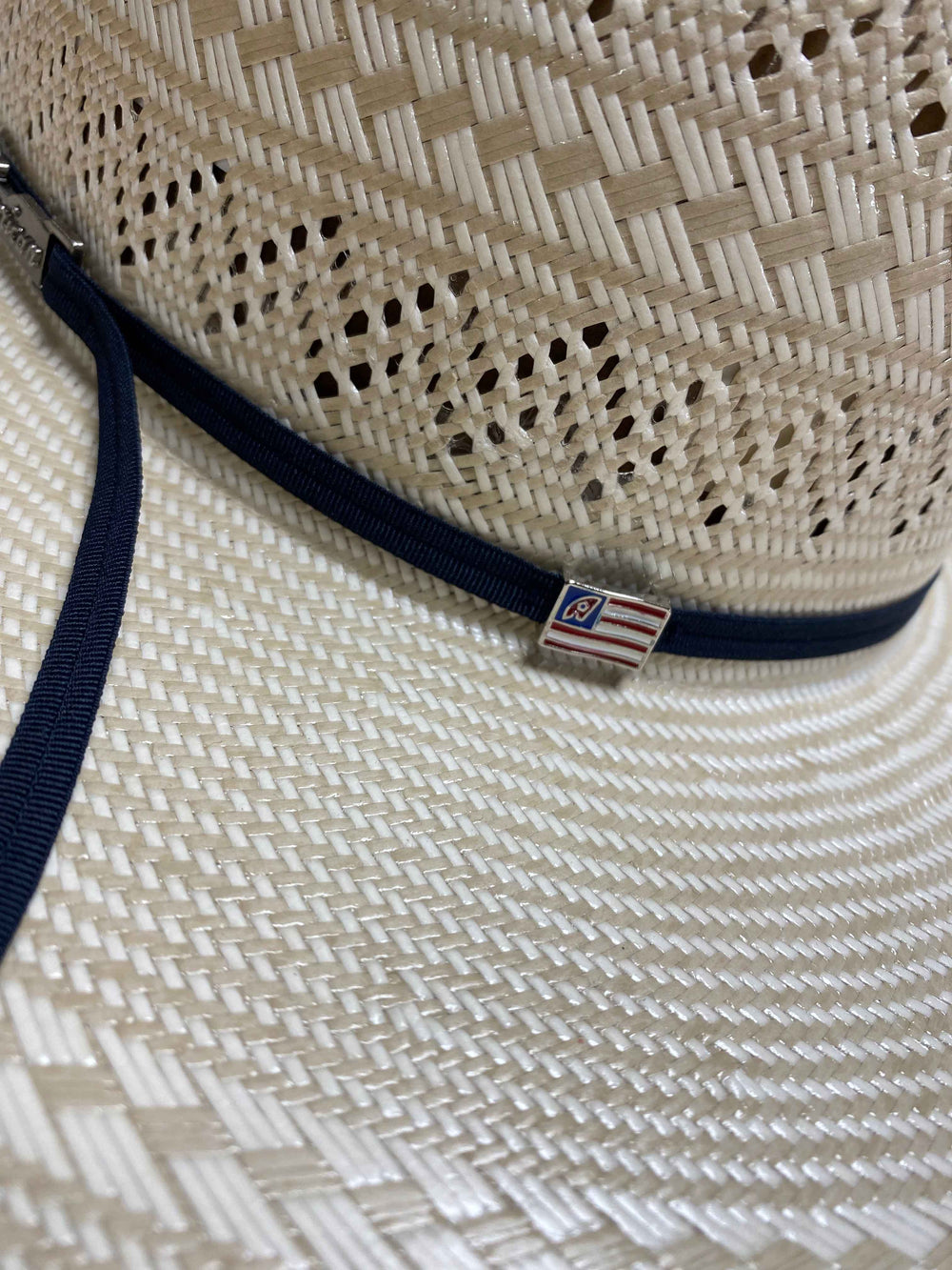 American Hat Co. | 6900 Straw Cowboy Hat | Navy Cord