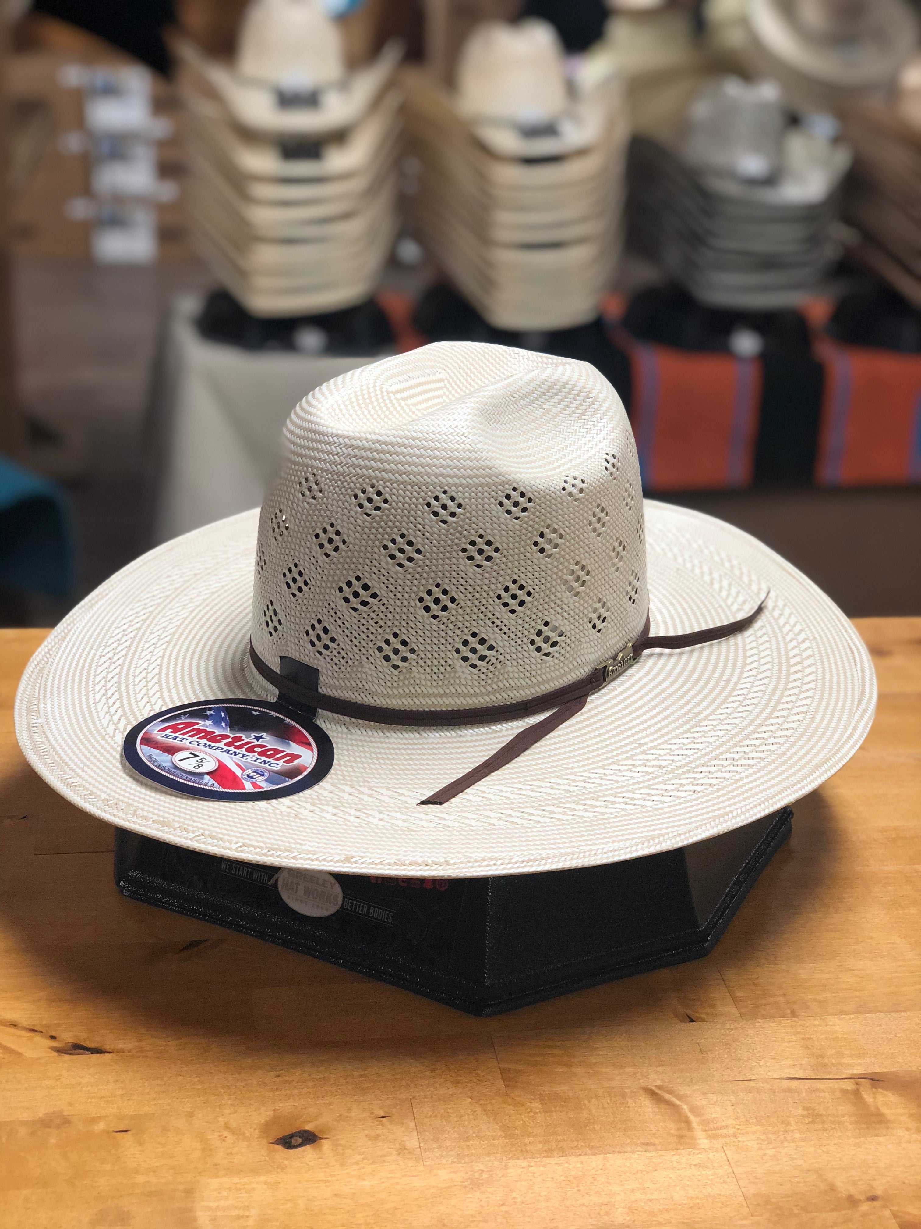 American Hat Co. | 7800 Straw Cowboy Hat – Outpost Western Store