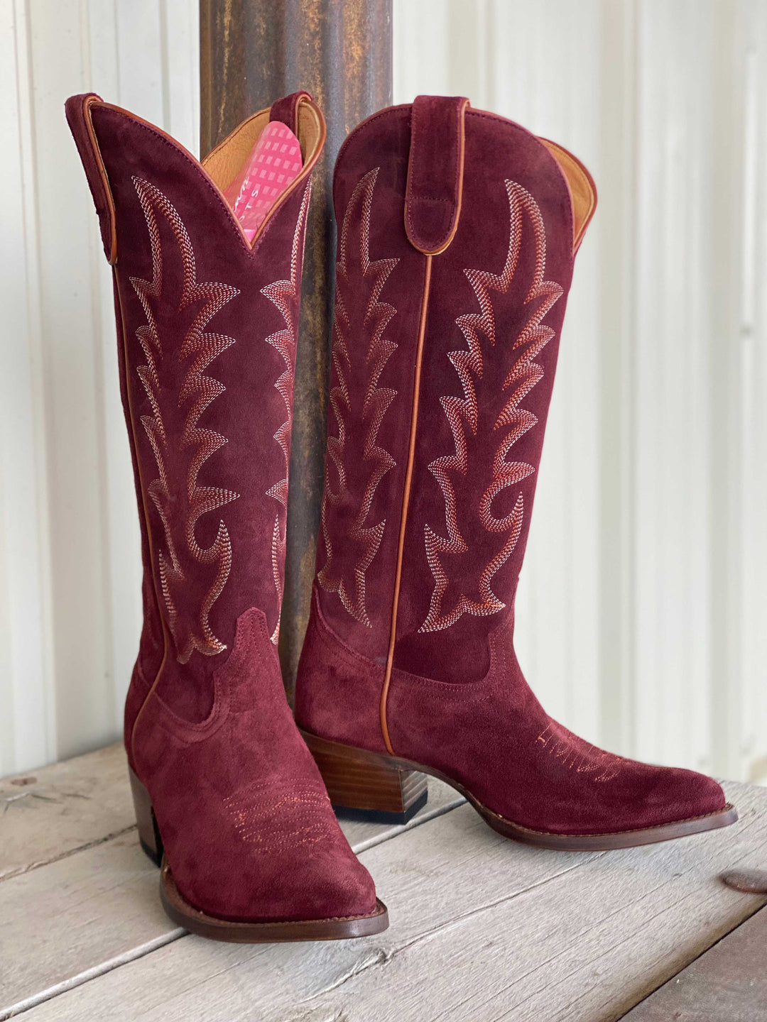 Macie Bean Top Hand | Cabernet Cowgirl Ladies Boot