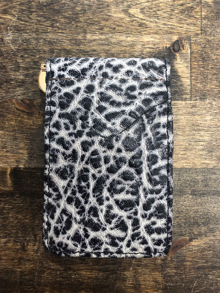 Grey Ice Fenoglio Elephant Money Clip Wallet
