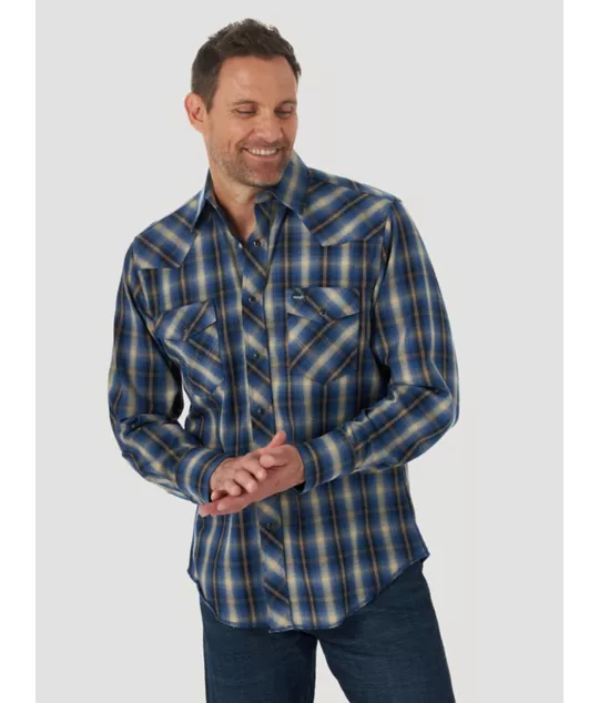 Wrangler | Advanced Comfort Plaid L/S Shirt
