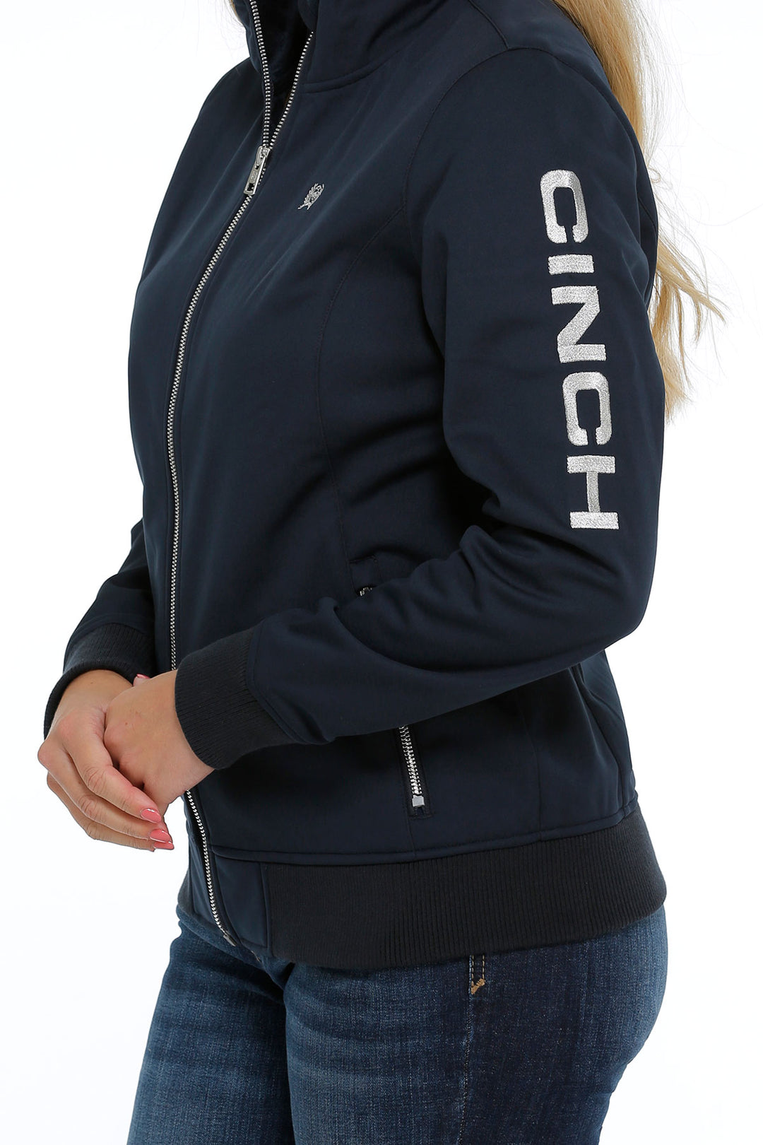 Cinch LogoCinch | Ladies Navy Bonded Bomber Jacket