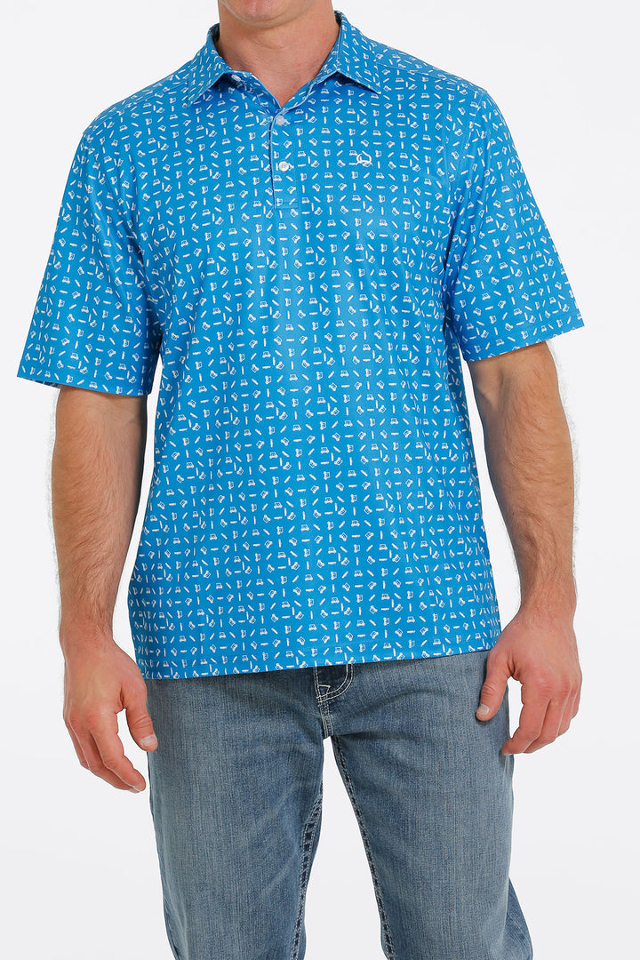 Full front view Cinch | Blue Print Arenaflex Polo