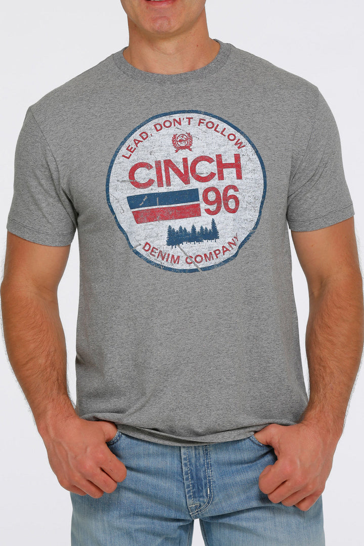 Cinch 96 Lead Don't Follow Cinch | Athletic Heather Gray | T-Shirt