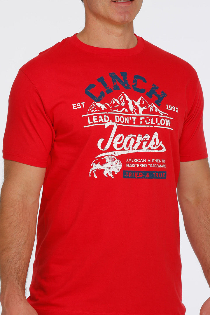 Cinch | Red Logo T-Shirt