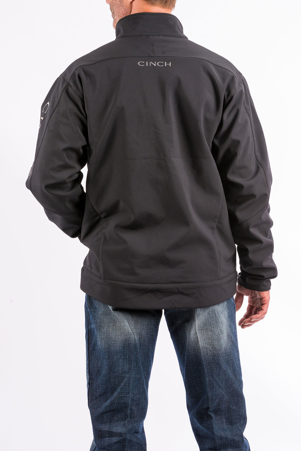 Back View Cinch | Black Bonded Concealed Carry Jacket