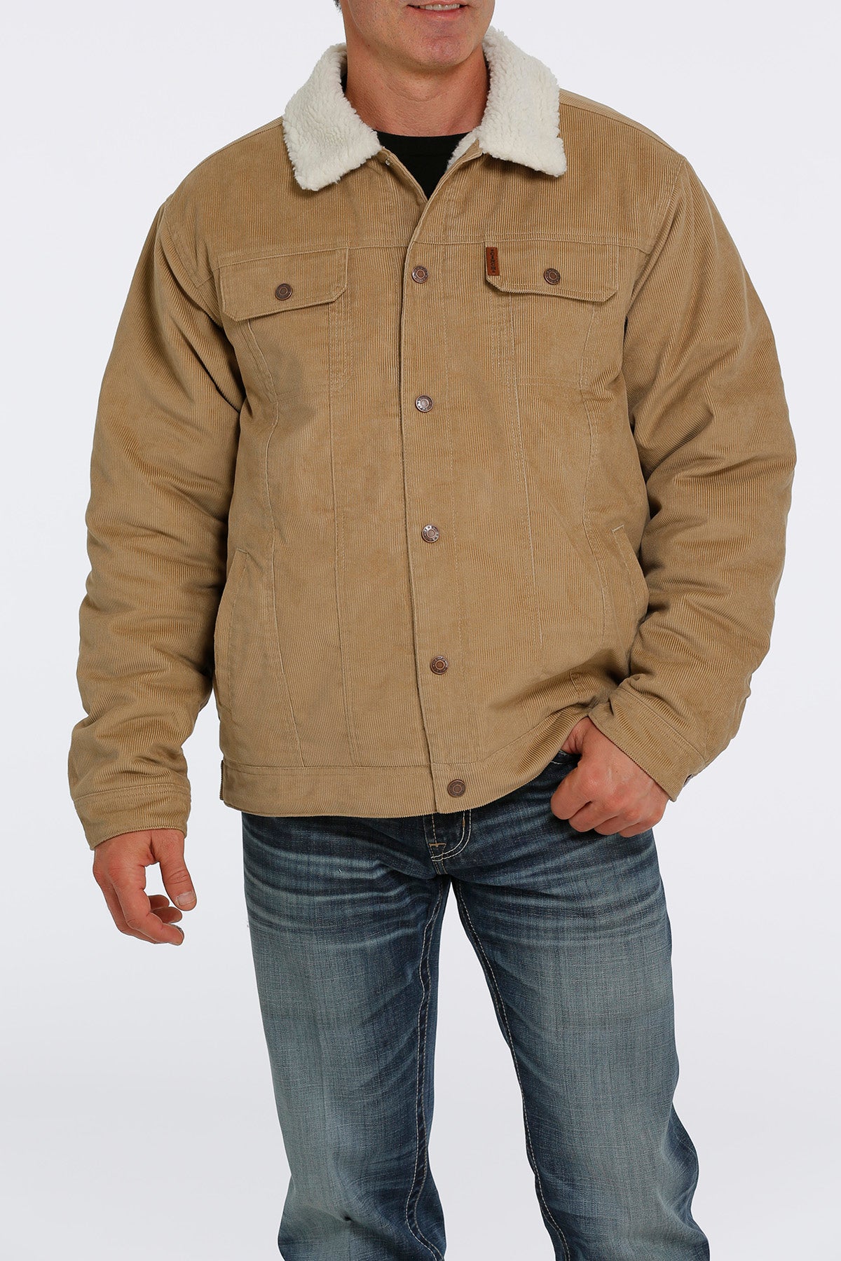 Cinch | Khaki Corduroy Concealed Carry Trucker Jacket – Outpost