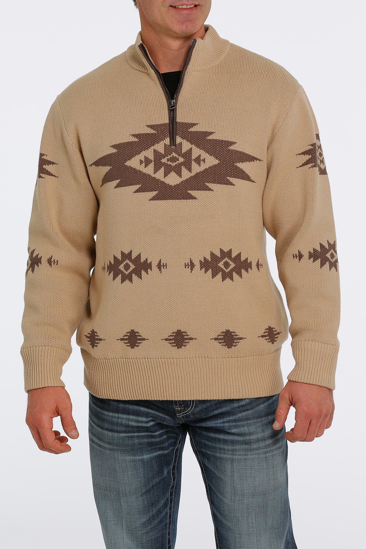 Mens western pullover sweater new arrivals