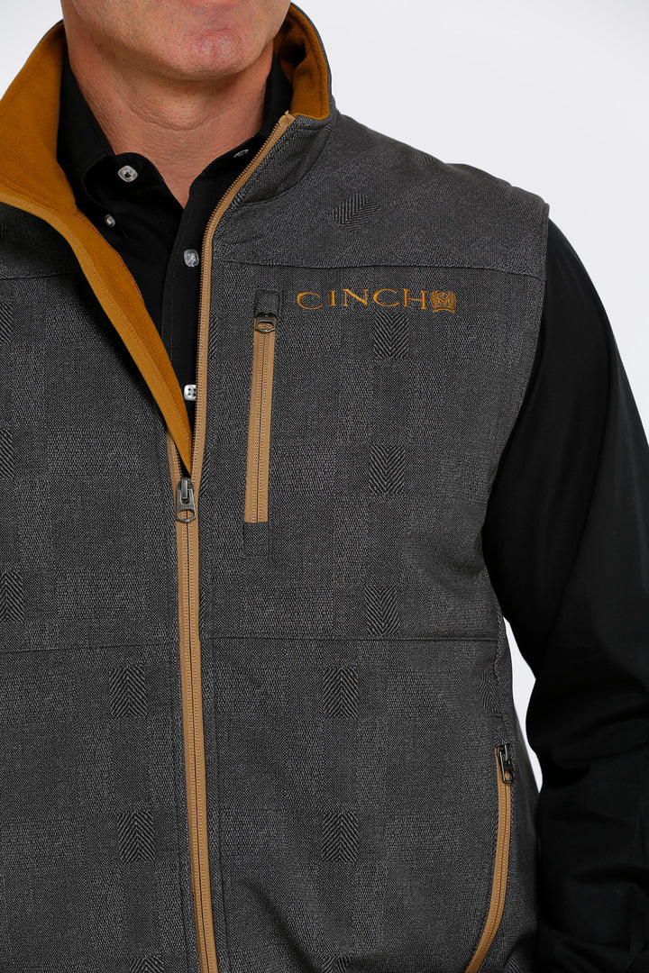 close up viewCinch | Charcoal Bonded Concealed Carry Vest