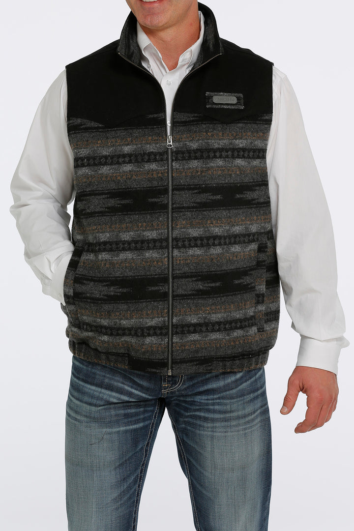 Cinch | Blanket Stripe Poly Wool Concealed Carry Vest