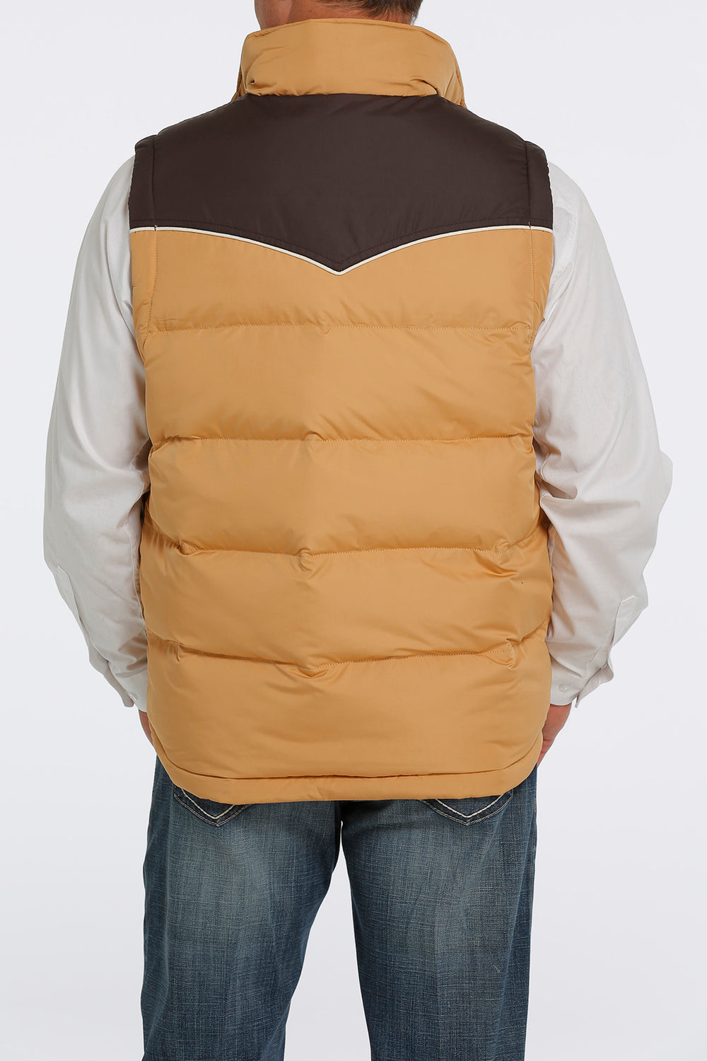 Side View Cinch | Gold Quilted Vest
