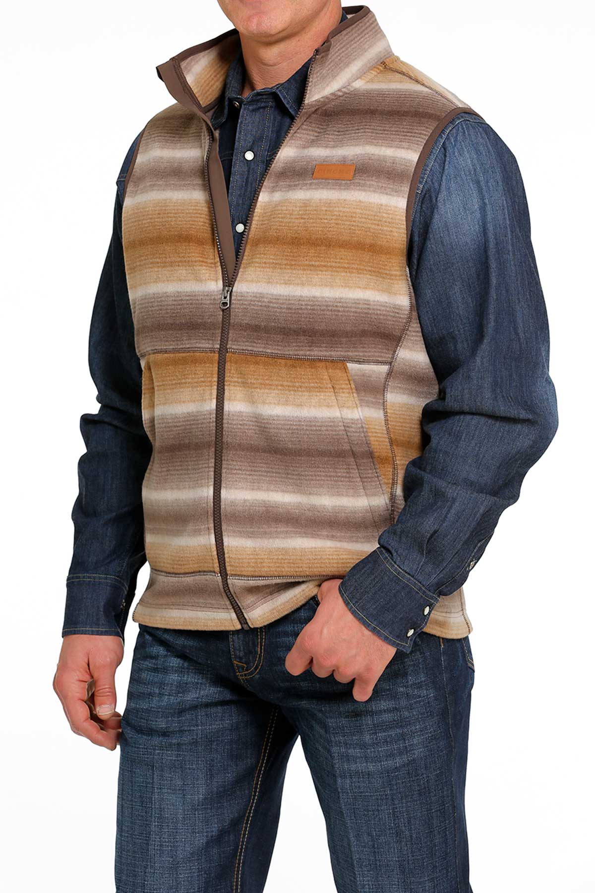 Mens polar 2024 fleece vest