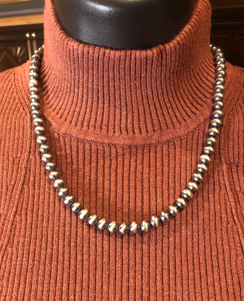 Rustic Rose Jewelry | 18" 7mm Navajo Pearl Necklace