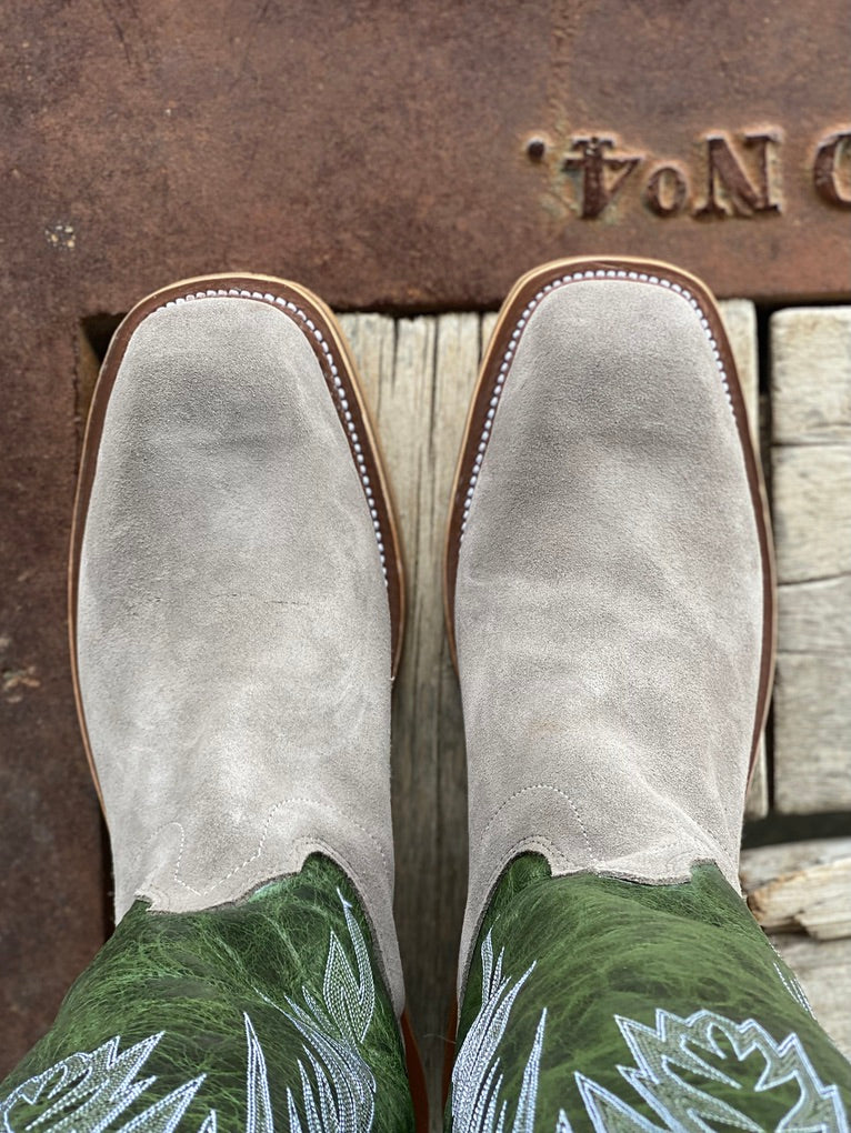 Toe View Olathe Boot Co. | Smoked Bacon Tall Top Boot