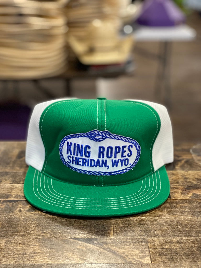 Green/White King Ropes Mesh Trucker Cap