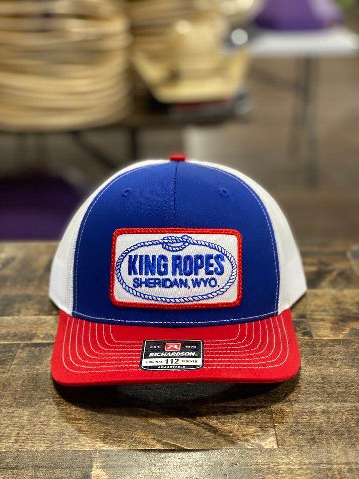 Red, Blue, White King Ropes RIchardson 112 Patch Cap