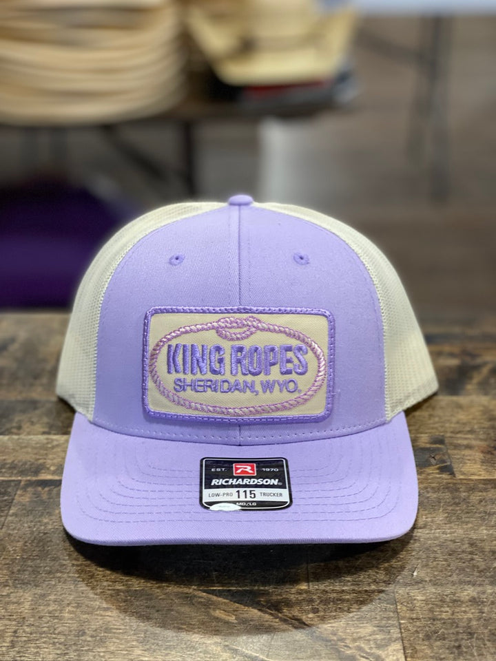 Lilac King Ropes RIchardson 115 Patch Cap