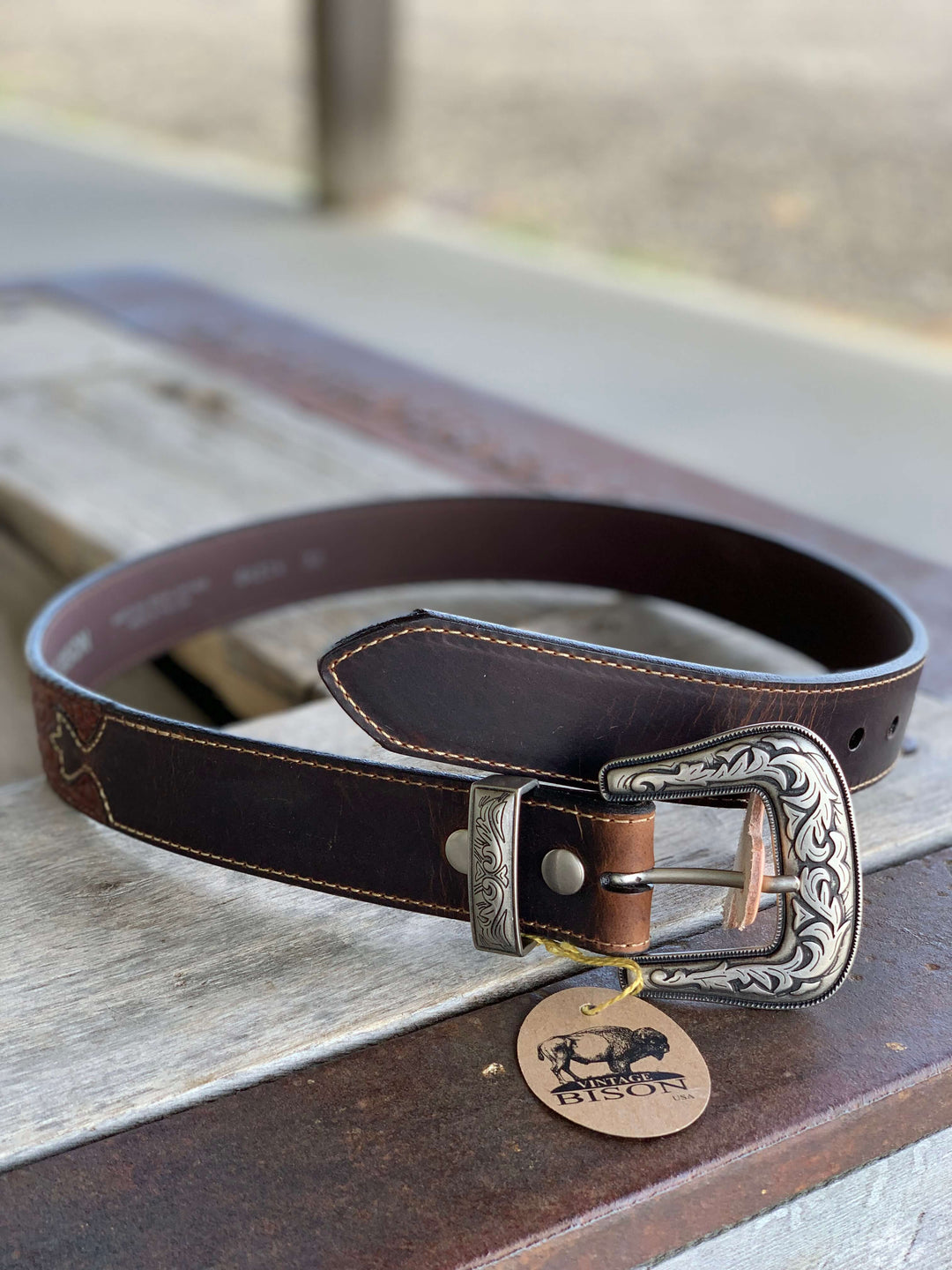 Vintage Bison | Peanut Scout Belt
