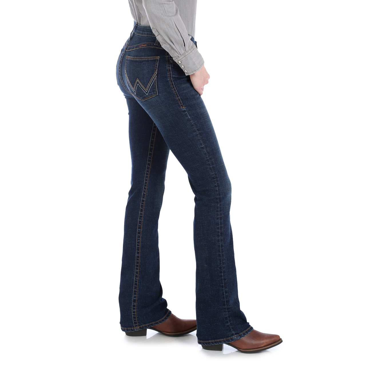 Wrangler Men's Premium Performance Advanced Comfort Mid Stone Jeans |  Sheplers