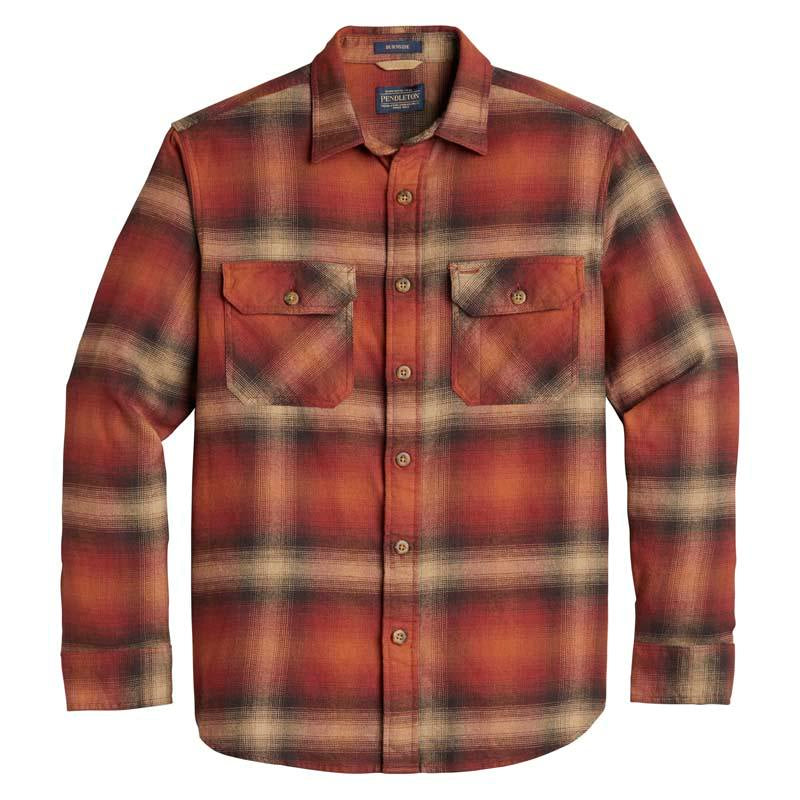 Pendleton | Red Plaid Burnside Flannel Shirt