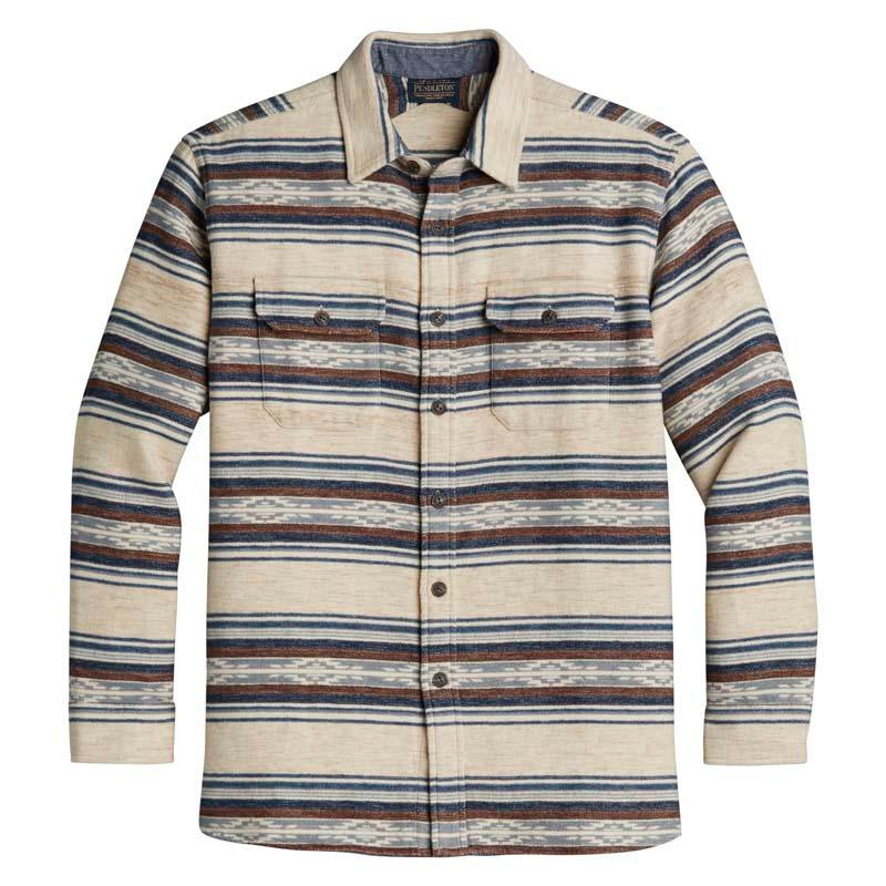 Pendleton | Tan Saltillo Stripe Driftwood Shirt