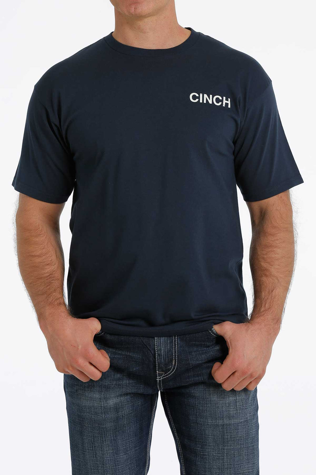 Cinch | Navy Logo T-Shirt