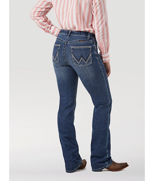 back view Wrangler | The Ultimate Riding®Willow Davis Performance Waist Jean